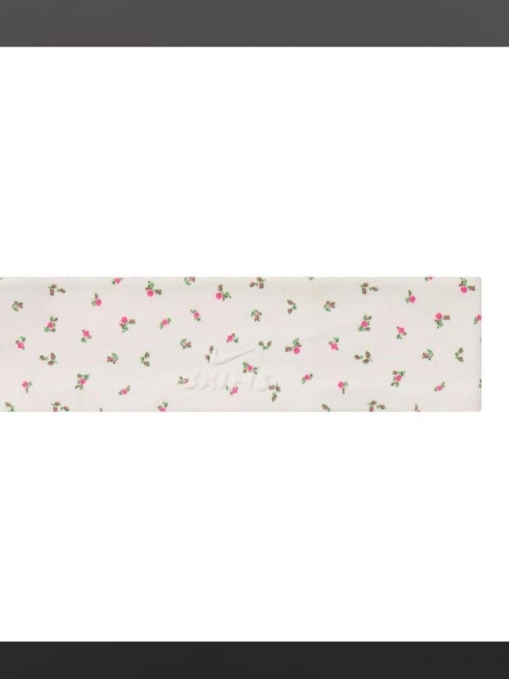 NWOT Nike skims floral headband. Took out of package but new never worn